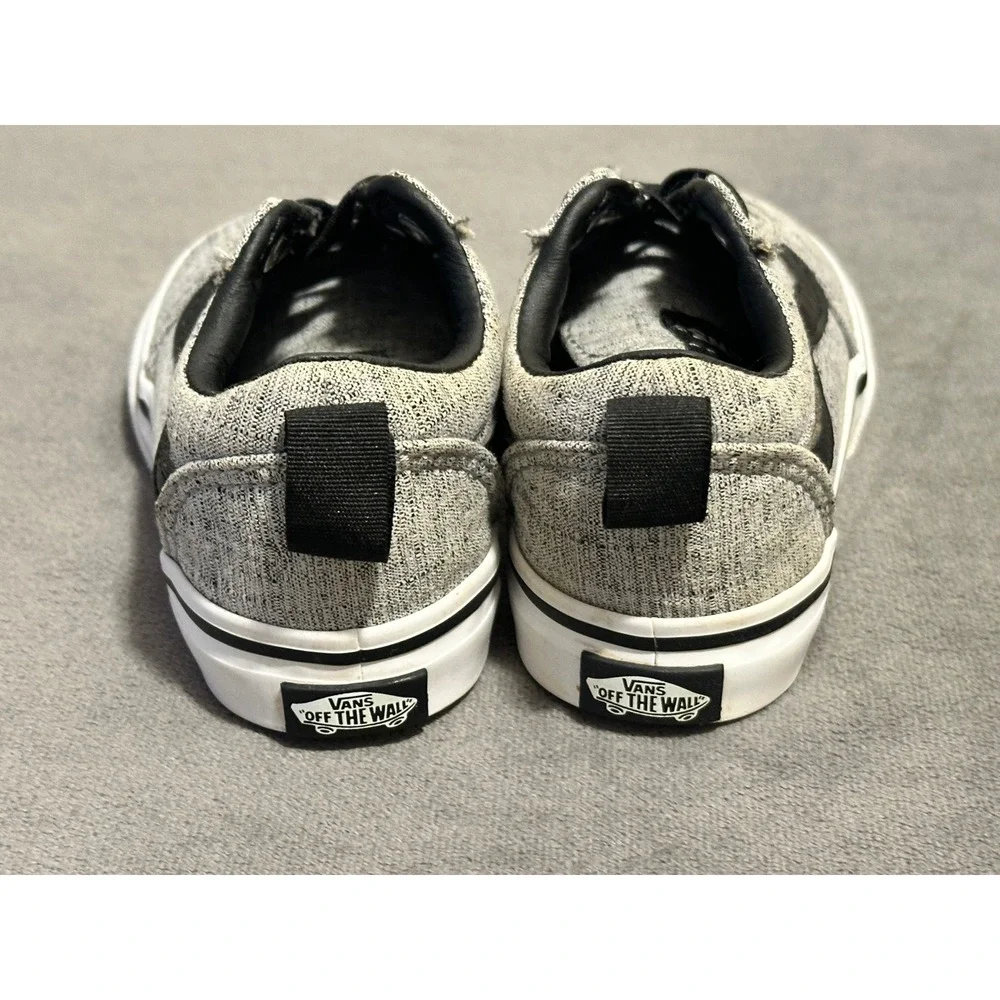 Vans Ward Low Top Toddler Sneakers Grey Heather Black Size 6.0 Toddler